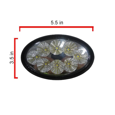 Aftermarket LED650 Oval Multi Angle 2600 Lumens 40w Adjustable Mounting Bracket ELJ50-0358